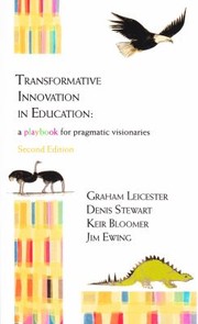 Cover of: Transformative Innovation In Education A Playbook For Pragmatic Visionaries