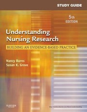 Cover of: Study Guide For Understanding Nursing Research 5th Edition Building An Evidencebased Practice