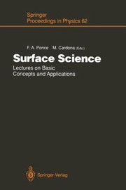 Cover of: Surface Science Lectures On Basic Concepts And Applications