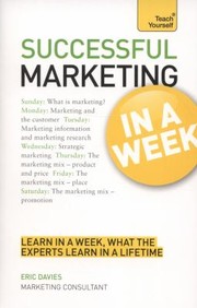 Cover of: Teach Yourself Successful Marketing in a Week