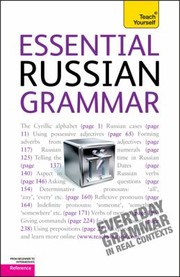 Cover of: Essential Russian Grammar
            
                Teach Yourself McGrawHill