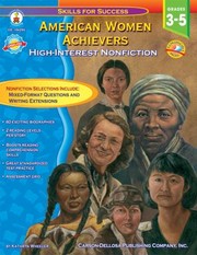 Cover of: American Women Achievers Grades 3  5
            
                Skills for Success