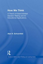 Cover of: How We Think
            
                Studies in Mathematical Thinking and Learning