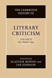 Cover of: The Cambridge History Of Literary Criticism by 