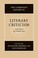 Cover of: The Cambridge History Of Literary Criticism