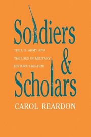 Cover of: Soldiers and Scholars
            
                Modern War Studies Paperback
