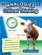 Cover of: Analogies For Critical Thinking