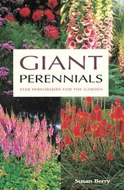 Cover of: Giant Perennials by Susan Berry