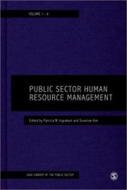 Cover of: Public Sector Human Resource Management