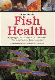 Cover of: Manual of fish health by Chris Andrews