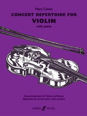 Cover of: Concert Repertoire for Violin
            
                Concert Repertoire
