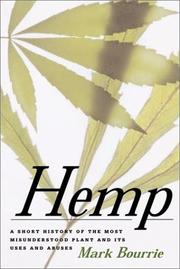 Cover of: Hemp by Mark Bourrie