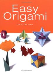Cover of: Easy Origami by Didier Boursin