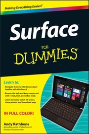 Surface For Dummies by Andy Rathbone