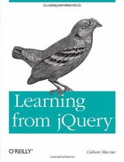 Cover of: Learning From Jquery by Callum MacRae