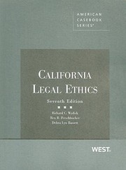 Cover of: California Legal Ethics