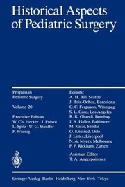 Cover of: Historical Aspects Of Pediatric Surgery