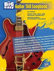 Cover of: The Big Easy Guitar Tab Songbook 62 Songs Rock Pop Jazz And Holiday Favorites