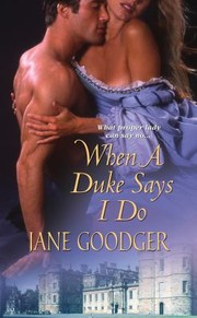 Cover of: When A Duke Says I Do by 