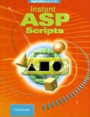 Cover of: Instant ASP Scripts With CDROM