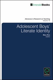 Cover of: Adolescent Boys Literate Identity