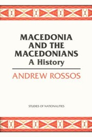 Cover of: Macedonia And The Macedonians A History by 