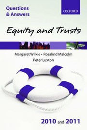 Cover of: Equity  Trusts
            
                Questions  Answers Oxford