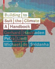 Cover of: Building to Suit the Climate by 