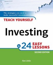 Cover of: Teach Yourself Investing In 24 Easy Lessons