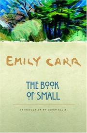 The book of Small by Emily Carr