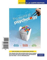Cover of: World Of Psychology The Books A La Carte Edition by 