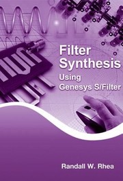 Cover of: Filter Synthesis Using Genesys Sfilter