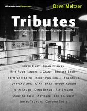 Cover of: Tributes by Dave Meltzer