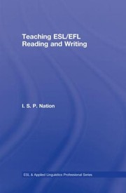 Cover of: Teaching Eslefl Reading And Writing