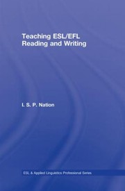 Cover of: Teaching Eslefl Reading And Writing by 