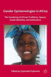 Cover of: Gender Epistemologies in Africa by 