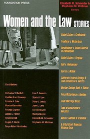 Cover of: Women And The Law Stories by 