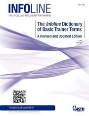 Cover of: The Infoline Dictionary Of Basic Trainer Terms by 