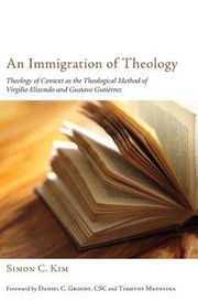 Cover of: An Immigration of Theology
