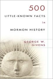 Cover of: 500 Little-Known Facts in Mormon History