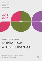 Cover of: Core Statutes on Public Law and Civil Liberties