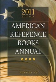 Cover of: American Reference Books Annual 2011 by 