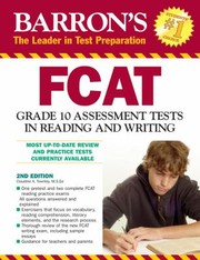 Cover of: Fcat Grade 10 Assessment Tests in Reading and Writing