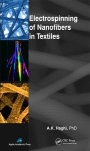 Cover of: Electrospinning Of Nanofibers In Textiles