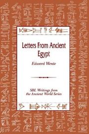 Cover of: Letters from Ancient Egypt. Society of Biblical Literature Writing from the Ancient World Series Volume 1