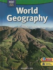 Cover of: World Geography
            
                Holt Social Studies