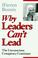 Cover of: Why Leaders Cant Lead the Unconscious