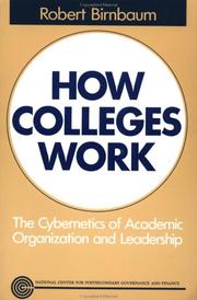 How colleges work by Robert Birnbaum