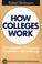 Cover of: How Colleges Work
