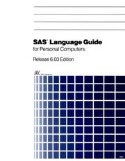 Cover of: SAS Language Guide for Personal Computers by SAS Institute